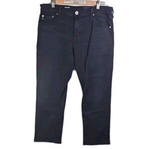 AG Adriano Goldschmied The Everett Pants Mens SZ (33x27) Black Slim Straight